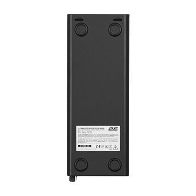 Корпус 2E Credo Slim V90B-400 з БЖ 2E TFX400, 1xUSB3.0, 1х USB 2.0, 1xUSB Type-C, 2x90мм, VGA 220мм, mATX, чорний (2E-V90B-400) [111683]