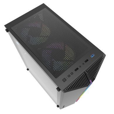 Корпус для комп'ютера DARK FLASH DK151 LED ATX без блока живлення, чорний (DK151 BLACK) [503304]