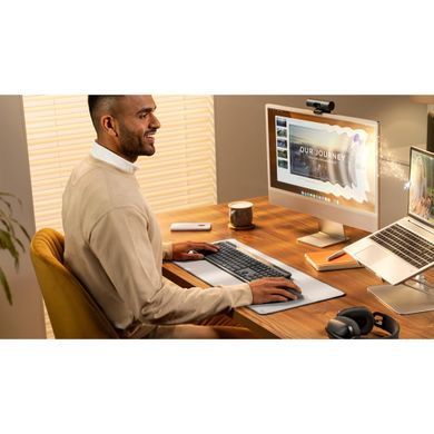 Клавiатура бездротова Logitech Slim Solar+ for Business Graphite (920-013779) [615046]