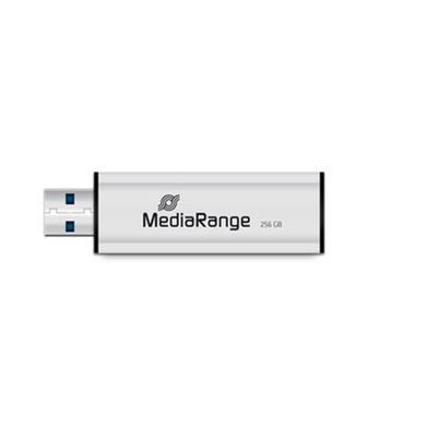 Флеш-накопичувач USB3.0 256GB MediaRange Black/Silver (MR919) [607304]