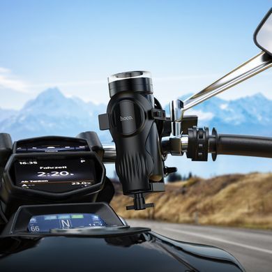 Велотримач для напоїв на кермо HOCO H94 Feliz cycling water cup holder Black (6942007666817) [806387]