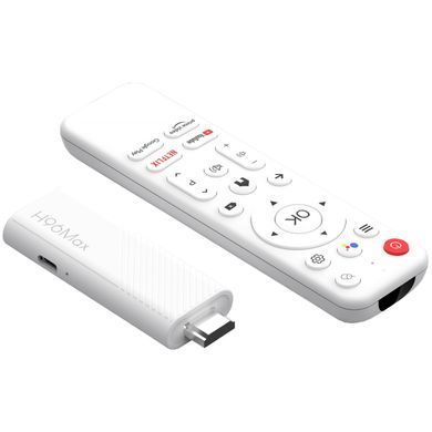 TV Медіаплеєр H96 MAX H313 TV Stick 2/16Gb/ Allwinner H313/ Android 14/ WiFi 2.4G+5G/білий (H313_TV_STICK) [404863]