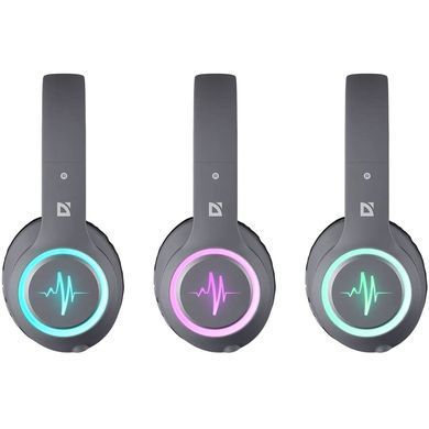 Гарнітура Defender FreeMotion B571, Bluetooth+3,5мм, LED, Gray (63571) [401845]