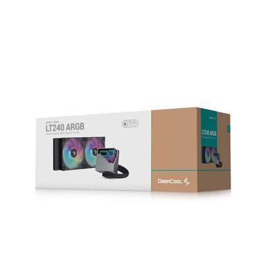 Система водяного охолодження DeepCool LT240 ARGB Black (R-LT240-BKAMNC-G-1) [609069]