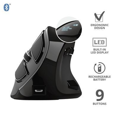 Миша Trust Voxx Rechargeable Ergonomic, WL, чорний (23731_TRUST) [103962]