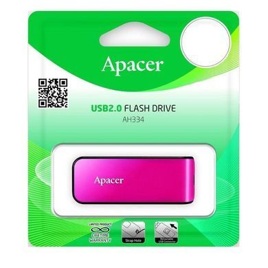 Флеш-накопичувач Apacer USB 2.0 AH334 32Gb Pink (AP32GAH334P-1) [803016]