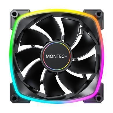 Корпусний вентилятор 140MM MONTECH (RX140 PWM BLACK) [501667]