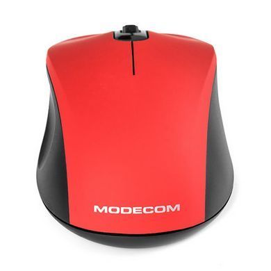 Мишка Modecom MC-M10S, 3кн., 1000dpi, Silent, червона (M-MC-M10S-500) [403252]