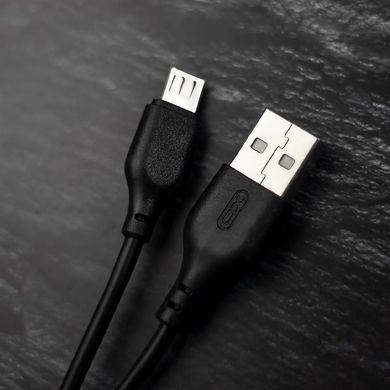Кабель XO NB103 USB-microUSB (M/M), 2.1A 2м Black (6920680862788) [603824]