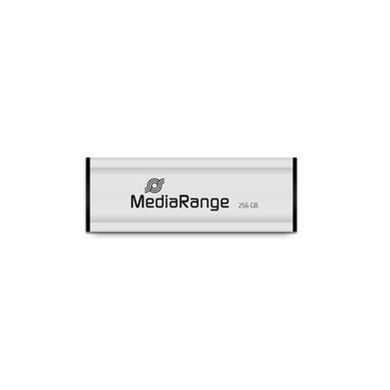 Флеш-накопичувач USB3.0 256GB MediaRange Black/Silver (MR919) [607304]