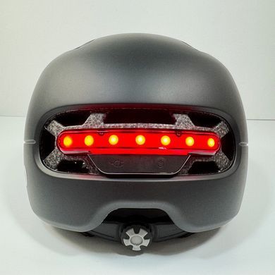 Захисний шолом Livall C21 (L) Midnight Black (57-61см), сигнал стопів (LIV-000C21-5341) [80028]