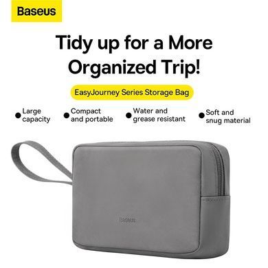 Сумка для гаджетів Baseus EasyJourney Series Storage Bag, Dark Gray (LBJX010013) [803291]