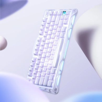 Клавіатура механічна GravaStar Mercury K1 80keys, GravaStar x Kailh Cheery Pink, EN, BT/WL/USB, Lavender Purple (GSK1_PL) [114424]
