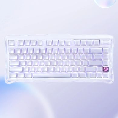 Клавіатура механічна GravaStar Mercury K1 80keys, GravaStar x Kailh Cheery Pink, EN, BT/WL/USB, Lavender Purple (GSK1_PL) [114424]
