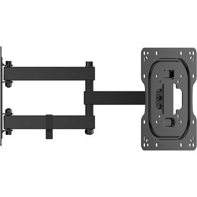 Кронштейн для ТВ AGN з поворотом/два коліна/23"-43"/30 кг/max.VESA 200x200/Black (AGN43-222P) [401726]