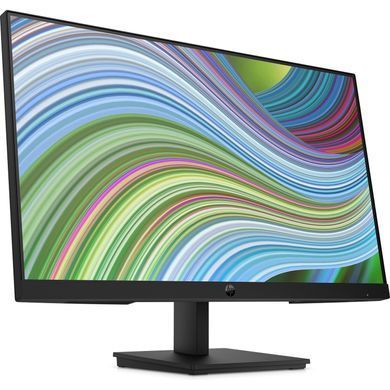 Монітор TFT 23.8" HP P24 G5, IPS, 75 Гц, VGA, HDMI, DP, чорний (64X66AA) [405357]