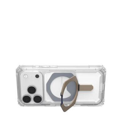 Чохол UAG для iPhone 17 Pro, Plasma XTE MagSafe, Clear/Titanium (114527114G36) [112696]