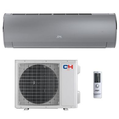 Кондиціонер Cooper&Hunter Daytona 70м2 інвертор 24000BTU 7.1кВт A++/A+++ -25&deg;С Wi-Fi R32 сріблястий (CH-S24FTXD2-SC) [12654]
