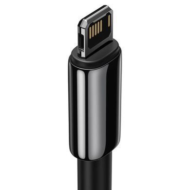 Кабель Baseus Tungsten Gold Fast Charging Data Cable USB to iP 2.4A 2m Black (CALWJ-A01) [803722]