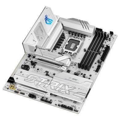 Материнcька плата ASUS ROG STRIX B860-A GAMING WIFI s1851 B860 4xDDR5 M.2 DP HDMI USB Type-C Wi-Fi BT ATX білий (90MB1JI0-M0EAY0) [109177]