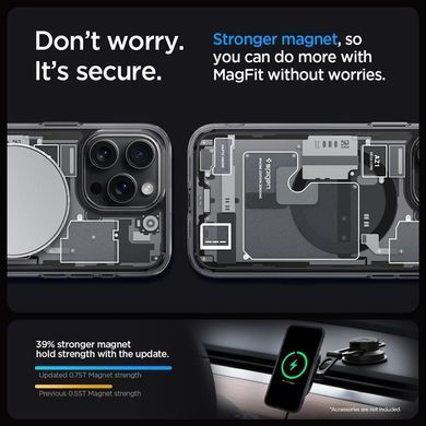 Чохол-накладка Spigen Ultra Hybrid Zero One with MagFit для Apple iPhone 15 Pro Max Black (ACS06582) [614831]