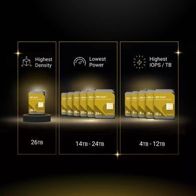 Жорсткий диск WD 20TB 3.5" 7200 512MB SATA Gold (WD203KRYZ) [110505]
