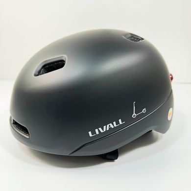 Захисний шолом Livall C21 (L) Midnight Black (57-61см), сигнал стопів (LIV-000C21-5341) [80028]