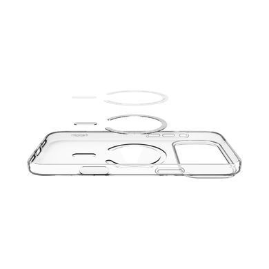 Чохол Spigen для iPhone 17 Pro, Liquid Crystal MagFit, Clear White (ACS10396) [112378]