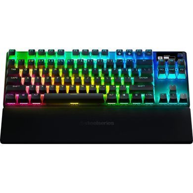 Клавіатура ігрова SteelSeries Apex Pro TKL WL UA HyperMagnetic Switches, OmniPoint 2.0, OLED (64865) [401052]