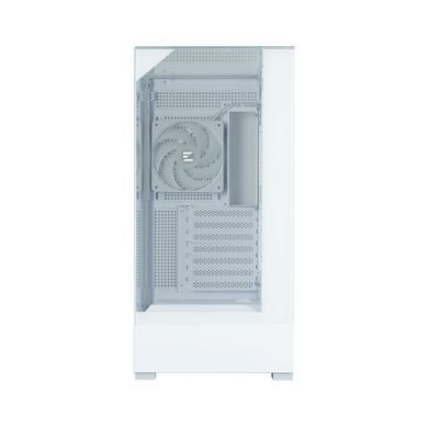 Корпус Zalman P40 Prism без БЖ, 2xUSB3.0, 1xUSBType-C, 1x120мм ARGB, VGA 420мм, LCS ready, TG 3x Panels, ATX, білий (P40PRISMWHITE) [109564]