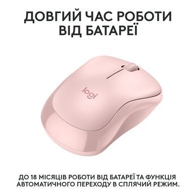 Миша бездротова Logitech M240 Silent Rose (910-007121) [606533]