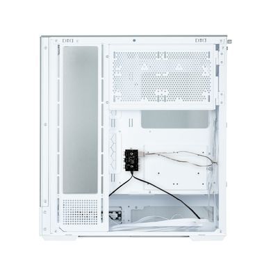 Корпус Zalman P40 Prism без БЖ, 2xUSB3.0, 1xUSBType-C, 1x120мм ARGB, VGA 420мм, LCS ready, TG 3x Panels, ATX, білий (P40PRISMWHITE) [109564]