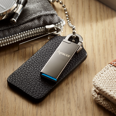 Flash Drive Apacer AH15A 64GB USB 3.2 Ashy (AP64GAH15AA-1) [202173]