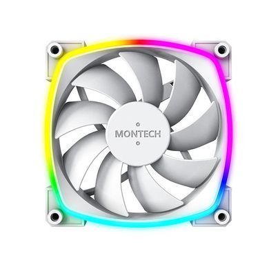 Корпусний вентилятор 120MM MONTECH (AX120 PWM WHITE) [502084]