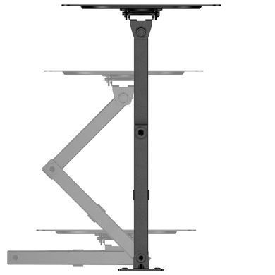Кронштейн для ТВ AGN з поворотом/два коліна/23"-43"/30 кг/max.VESA 200x200/Black (AGN43-222P) [401726]