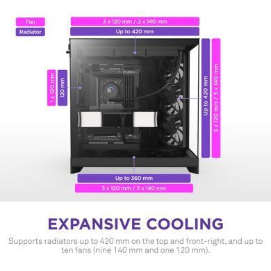 Корпус NZXT H9 Flow Black без БЖ (CM-H92FB-01) [614354]