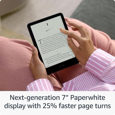 Електронна книга Amazon Kindle Paperwhite (12th Gen) (2024) SA568B 16GB Black_JP (Kindle PW (12th) (2024) SA568B 16GB Black_JP) [610035]