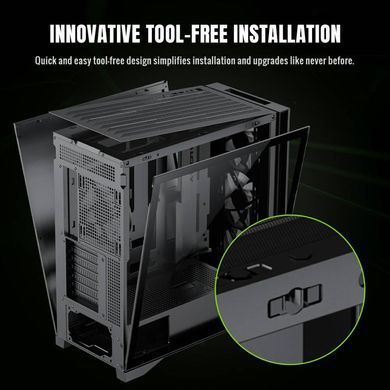 Корпус для комп'ютера ATX W/O PSU GAMEMAX (LEADER 2 BK) [503709]
