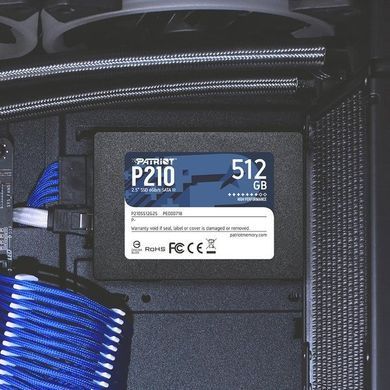 Накопичувач SSD 512GB Patriot P220 2.5" SATAIII TLC (P220S512G25) [608103]
