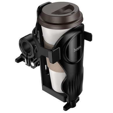 Велотримач для напоїв на кермо HOCO H94 Feliz cycling water cup holder Black (6942007666817) [806387]