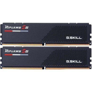 Модуль пам`ятi DDR5 2x16GB/6000 G.Skill Ripjaws S5 Black (F5-6000J3636F16GX2-RS5K) [613454]