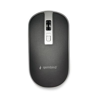 Миша бездротова Gembird Black/Silver (MUSW-4B-06-BS) [606569]
