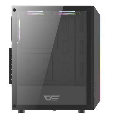 Корпус для комп'ютера DARK FLASH DK151 LED ATX без блока живлення, чорний (DK151 BLACK) [503304]