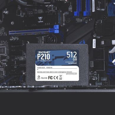 Накопичувач SSD 512GB Patriot P220 2.5" SATAIII TLC (P220S512G25) [608103]