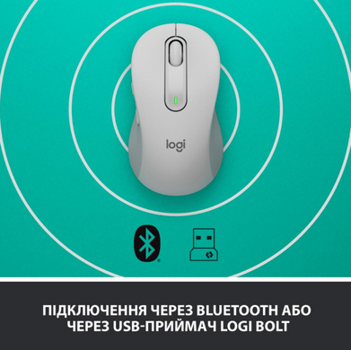 Миша комп'ютерна Logitech Signature M650 Wireless OFF White B2B (910-006275) [200801]