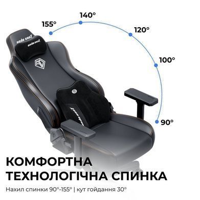 Крісло для геймерів Anda Seat Kaiser 3E XL Grey Fabric (AD23YC-XL-09-G-CF-G01) [614534]