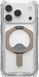 Чохол UAG для iPhone 17 Pro, Plasma XTE MagSafe, Clear/Titanium (114527114G36) [112696], фото 1