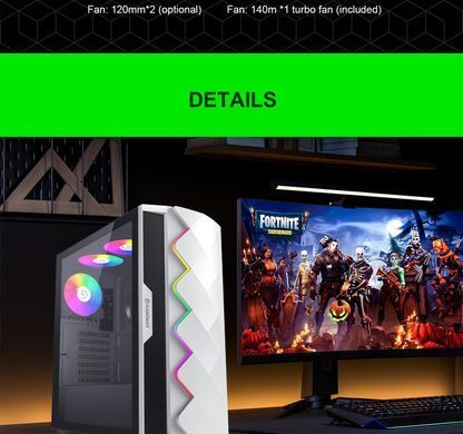 Корпус для ПК GAMEMAX (White Diamond CP) [303385]