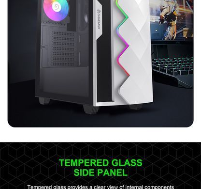 Корпус для ПК GAMEMAX (White Diamond CP) [303385]