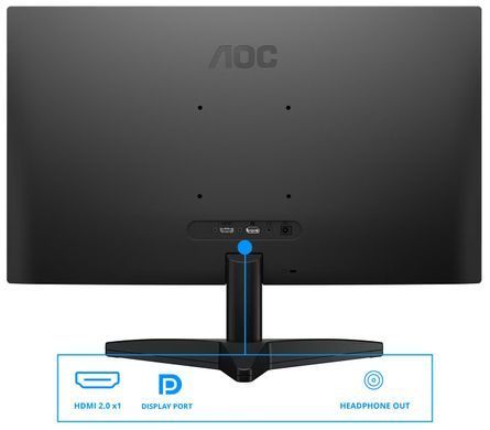 Монiтор 23.8" AOC Black (Q24B36X) [204106]